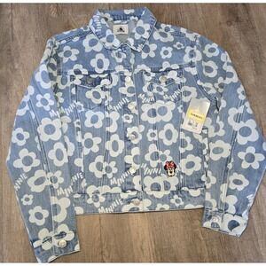 Minnie Mouse Adult Unisex Button Up Denim‎ Jacket
